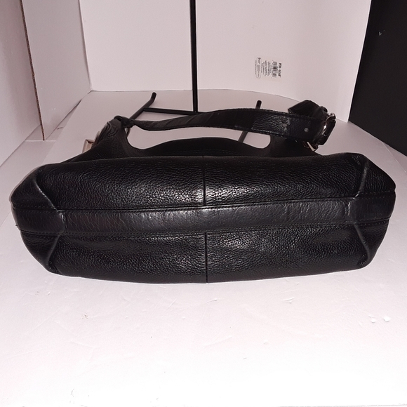 Coach Penelope Black Pebbled Leather  Shoulder Bag & Checkbook Cover - GUC - Picture 6 of 13